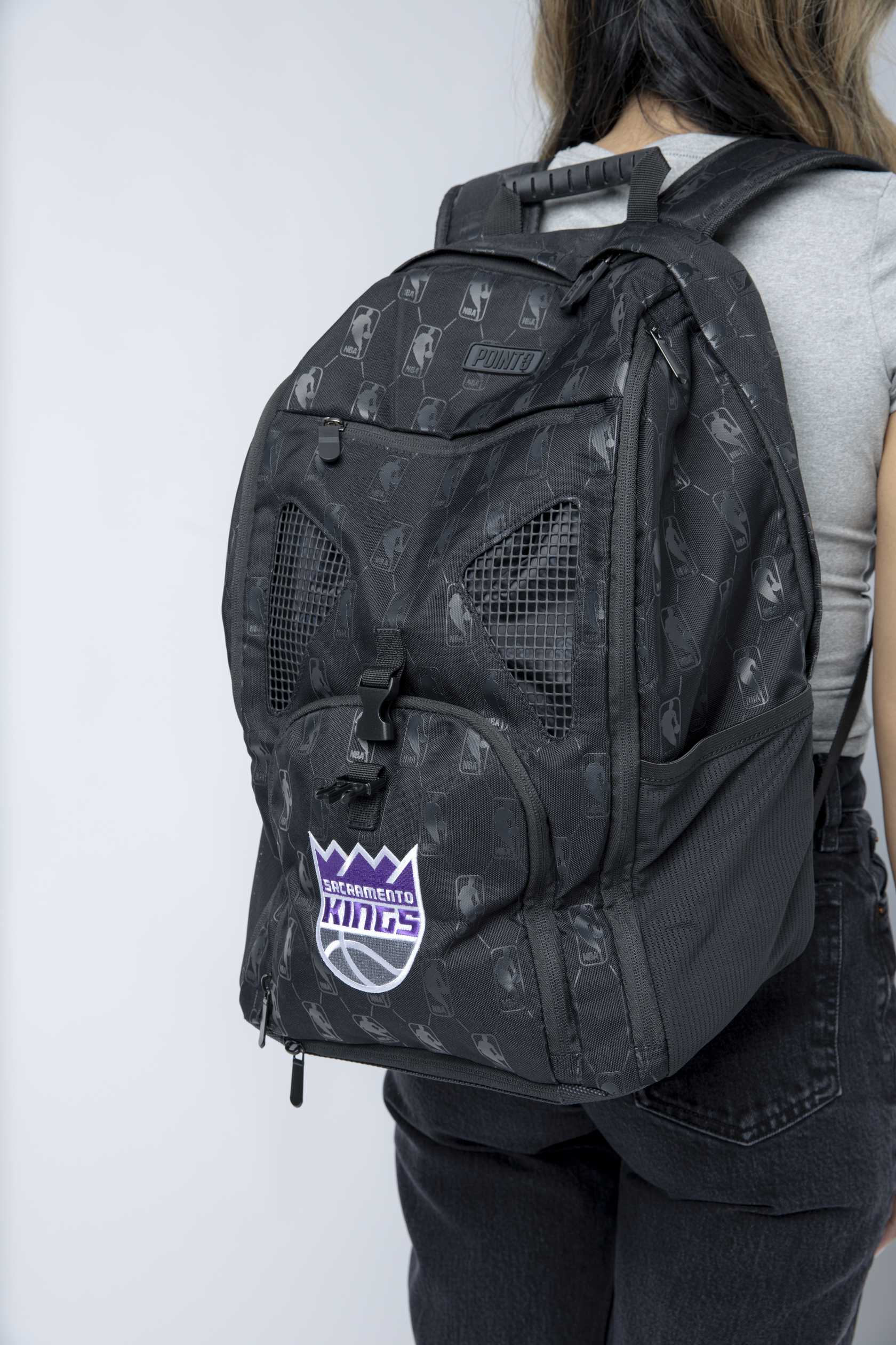 HERSCHEL X SACRAMENTO KINGS NBA FANS BACK PACK BLACK FITS 15\