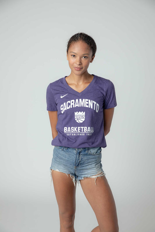 Sacramento Basketball V-neck Tee