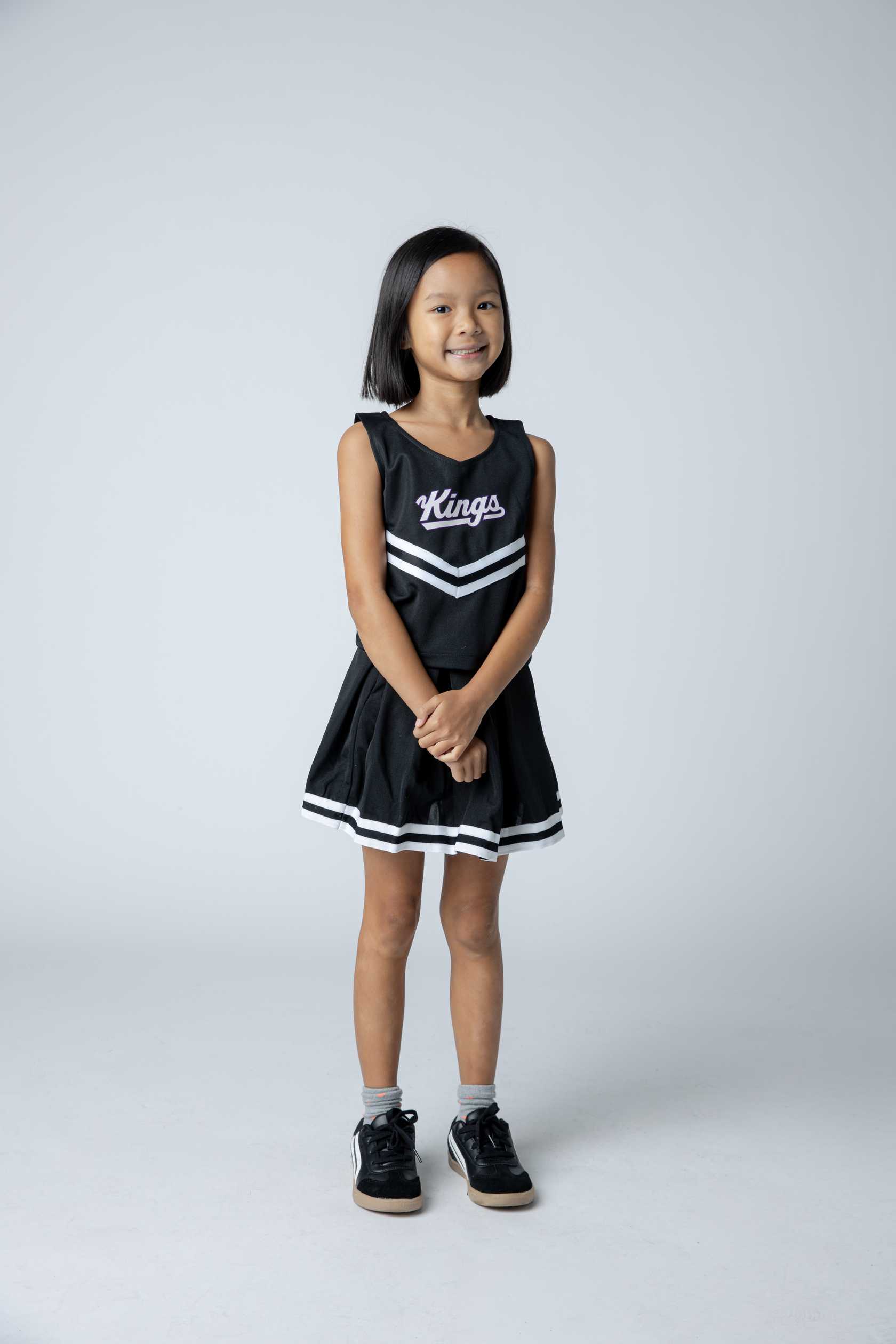 チアリーディング Kings Dance School Cheer Outfit Little Girls Cheerleading Dress