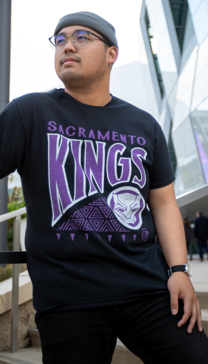 NBA Sacramento Kings Men's Long Sleeve Gray Pick and Roll Poly Performance  T-Shirt - S