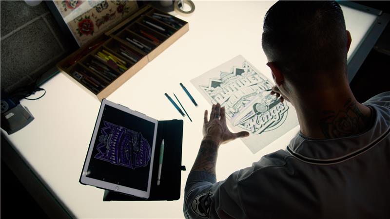 Limited-Edition Kings x Lowrider Magazine Box Tee