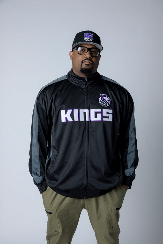 Big and Tall Tricot Track Jacket