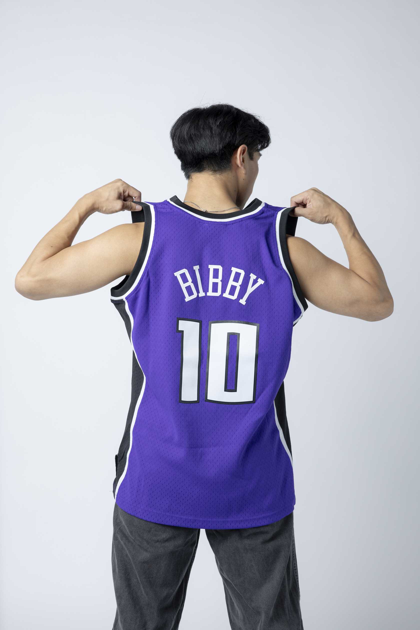 NBA マイクビビー ユニフォーム サクラメントキングス mike bibby Mike Bibby 2004-05 Sacramento Kings Mitchell & Ness Powder
