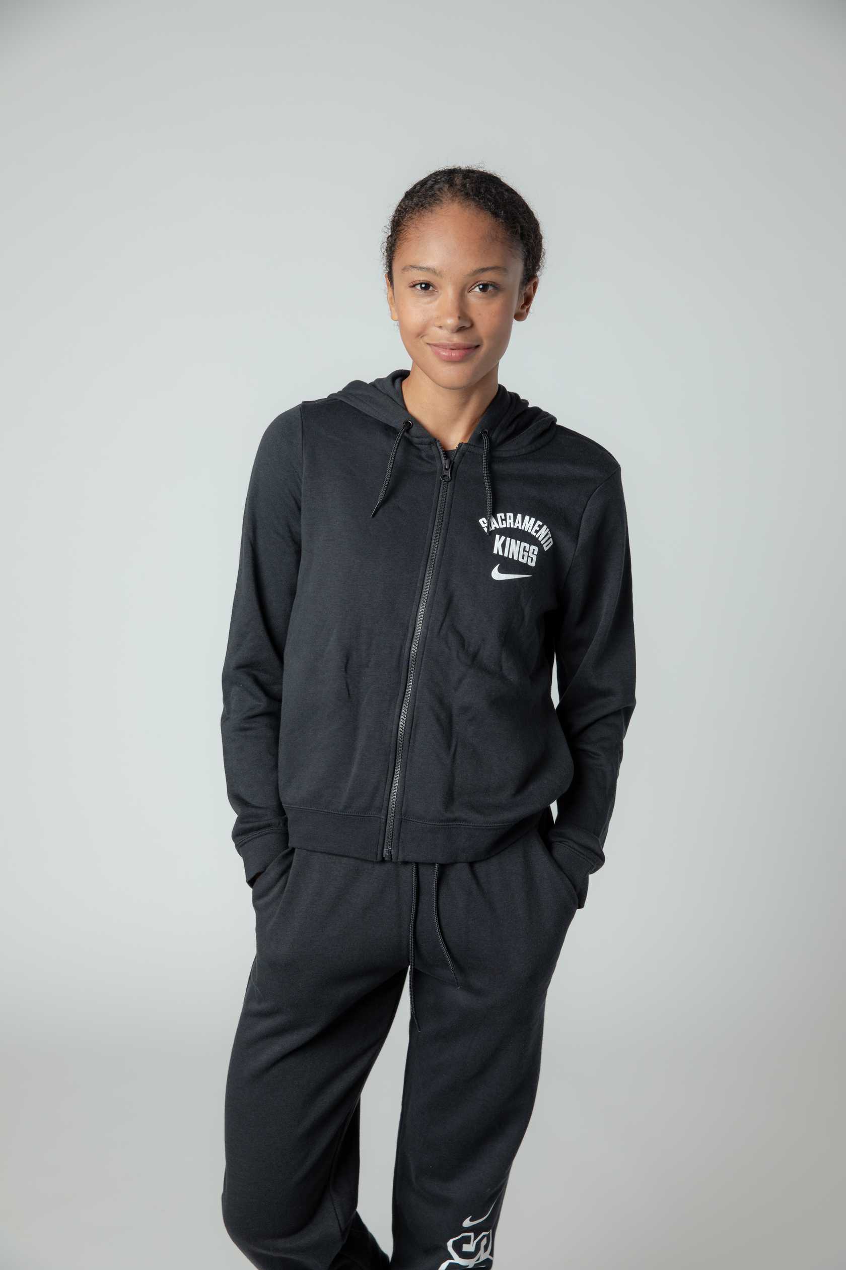 nike women's sportswear plush varsity hoodie