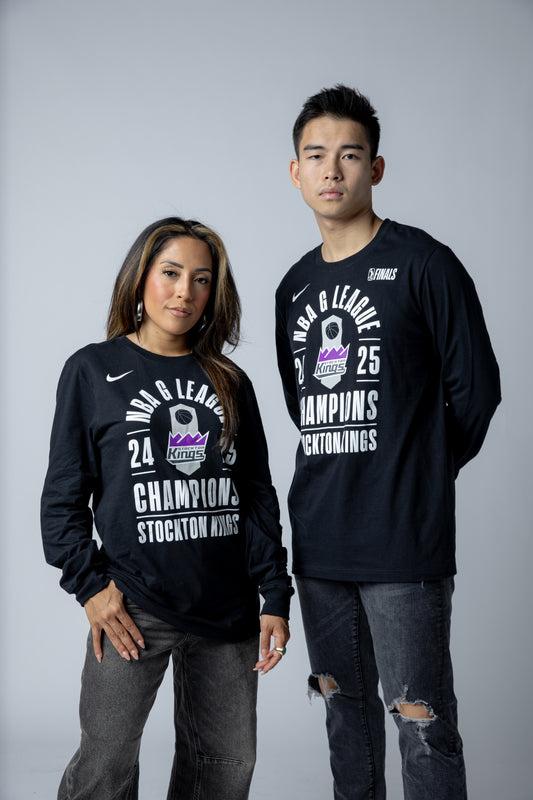 Stockton Kings 2024-25 G League Champions Long Sleeve Tee