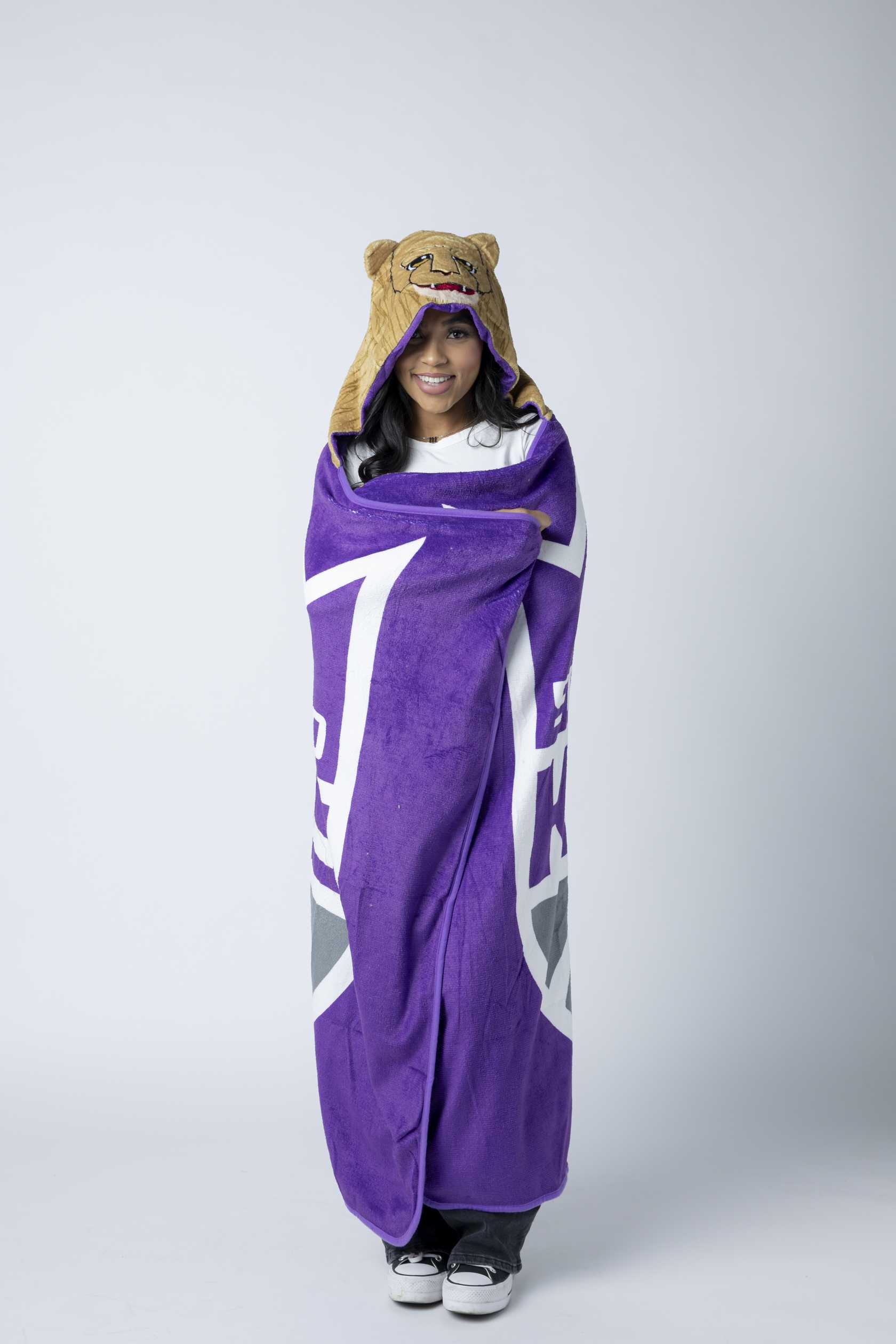 Uncanny Brands Slamson Hooded Mascot Throw Blanket - Thumbnail 2