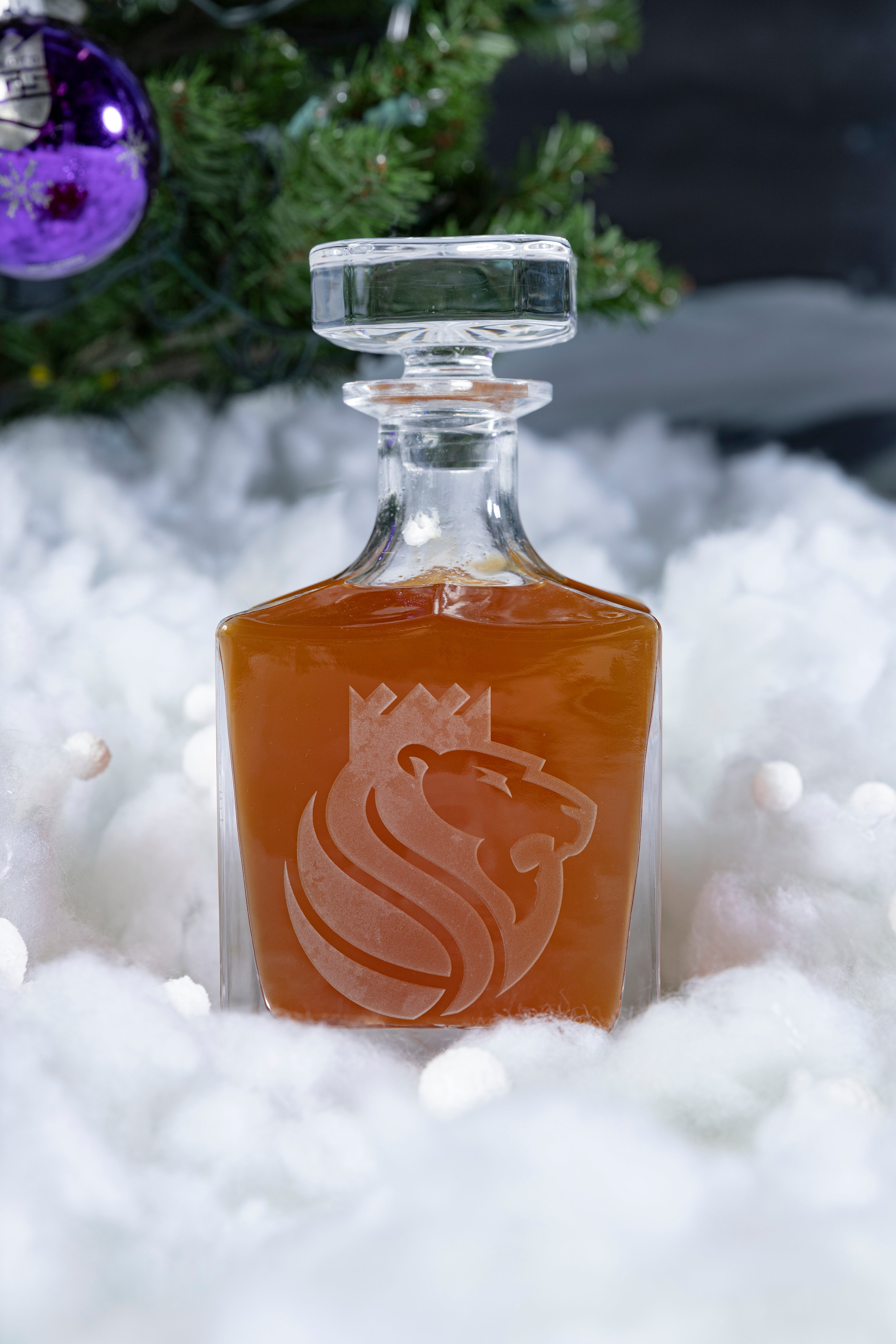 Ball Lion Crystal Decanter - Thumbnail 2