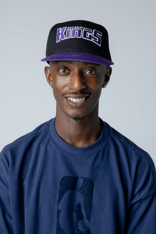 Retro-Snapback-Mütze mit flachem Schirm