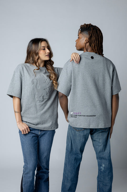 Heralding Lion Tonal Oversized Tee