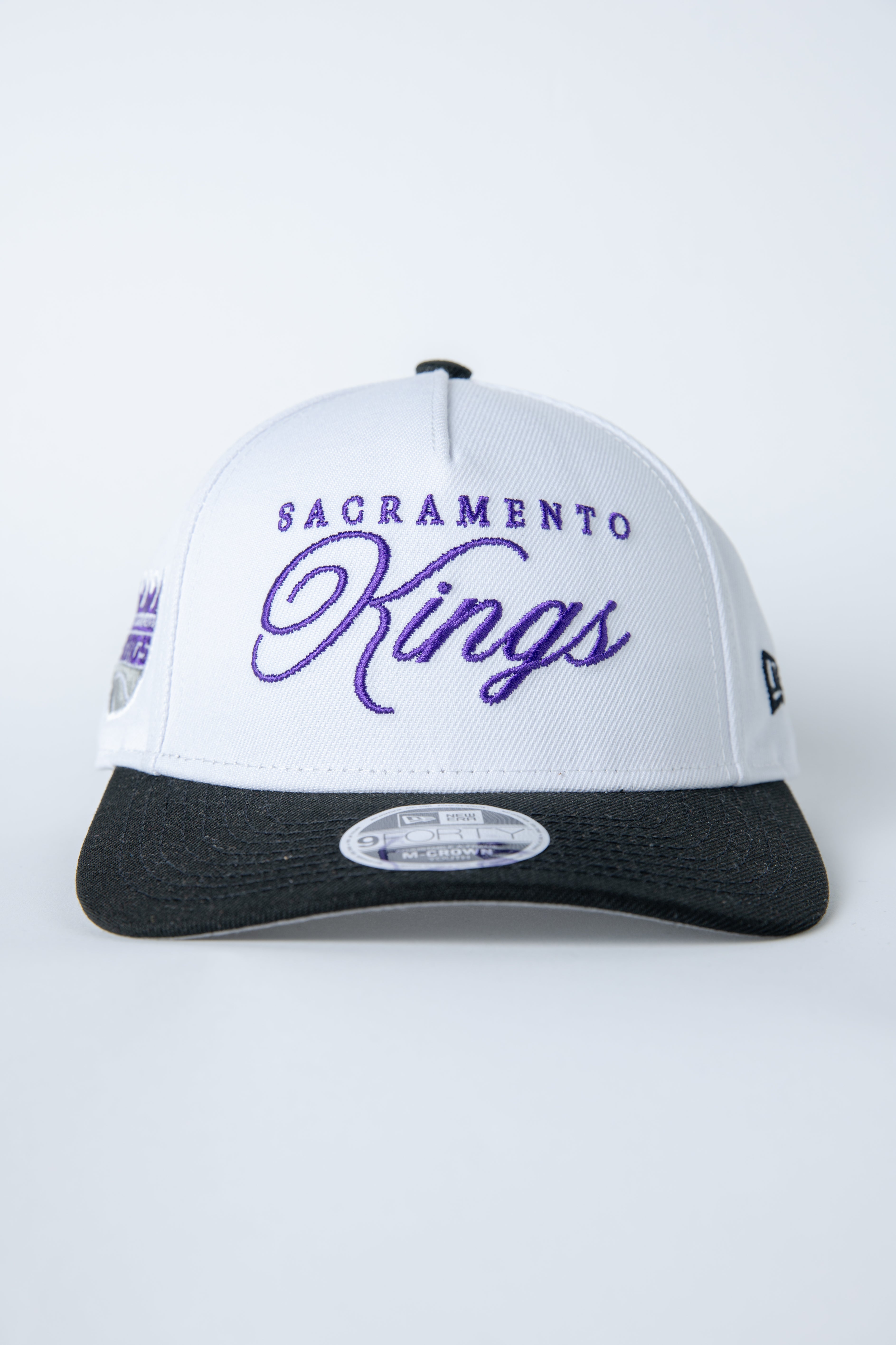 SacramentoKingsキャップLOGOAthletic今日まで New Era Sacramento Kings Black White Lionball Logo Cap