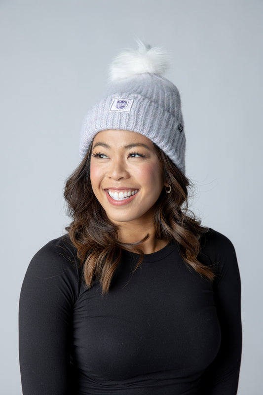 Primary Cuff Pom Knit Beanie