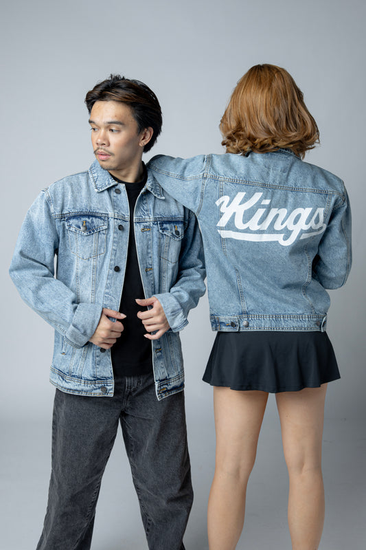 Script Denim Jacket