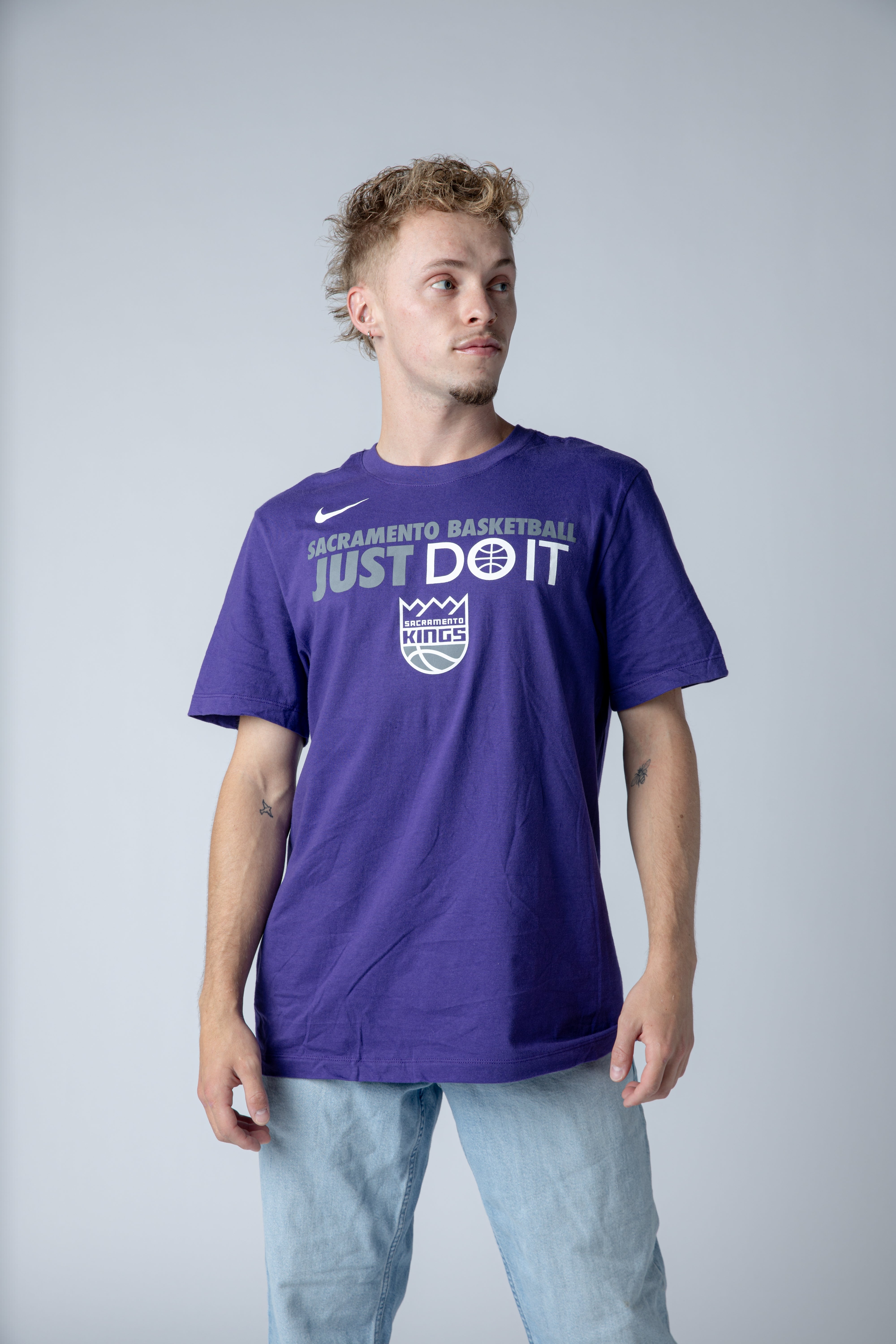purple just do it shirt
