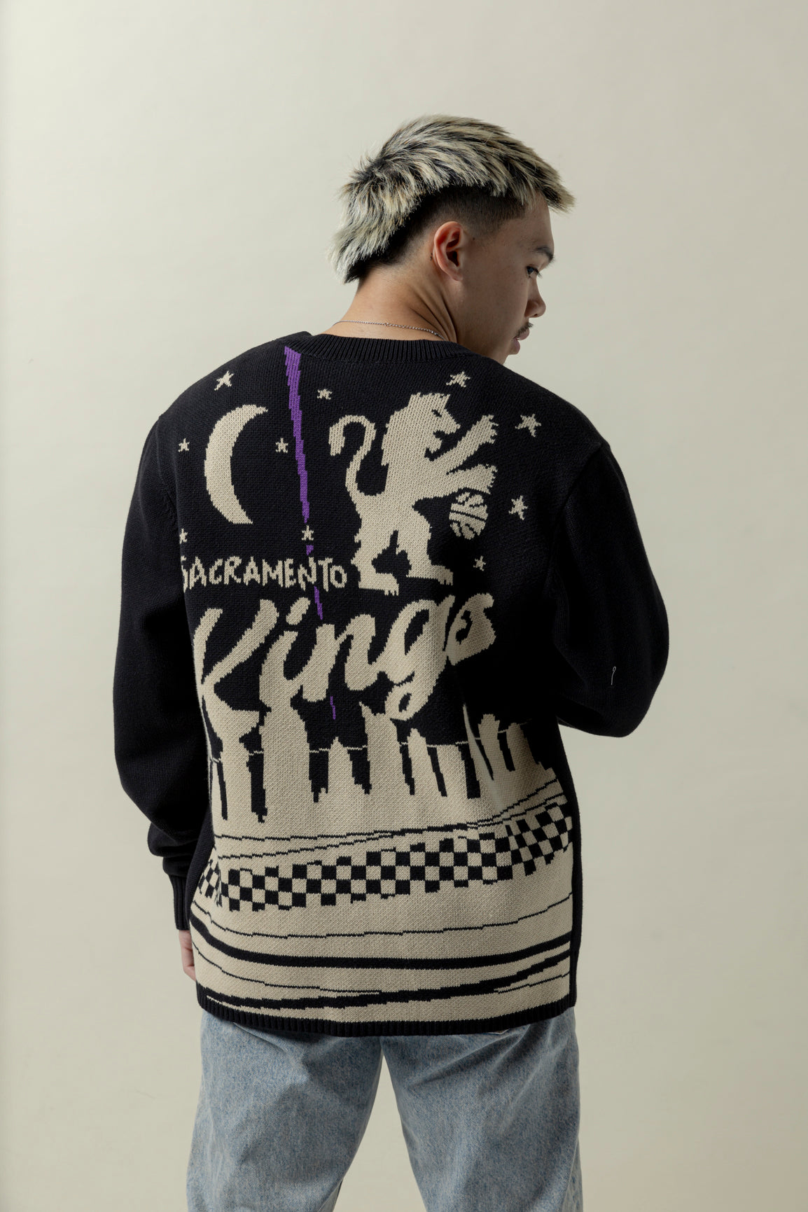 Jacquard Cardigan Sweater