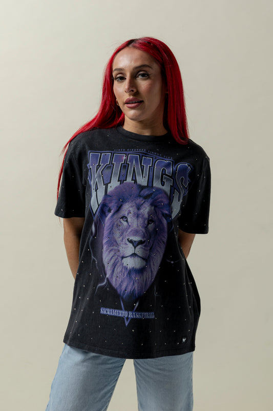 The Lion Crystal Mesh Tee