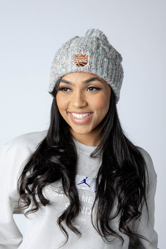 Primary Tone Knit Pom Beanie