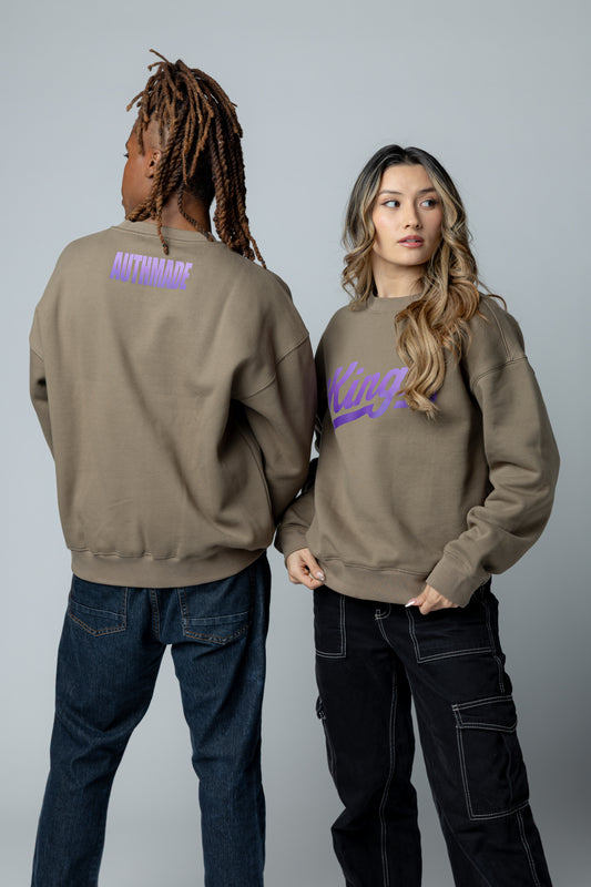 Script Gradient Pullover Crewneck