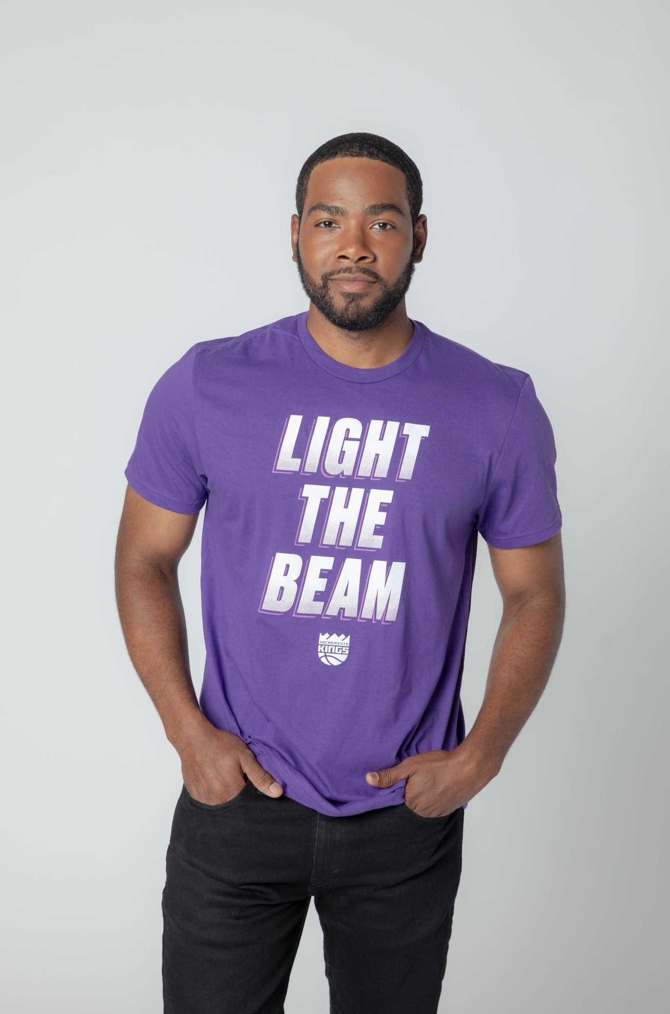 Lids Sacramento Kings Homage Unisex Light The Beam Hyper Local Tri-Blend  T-Shirt - Ash