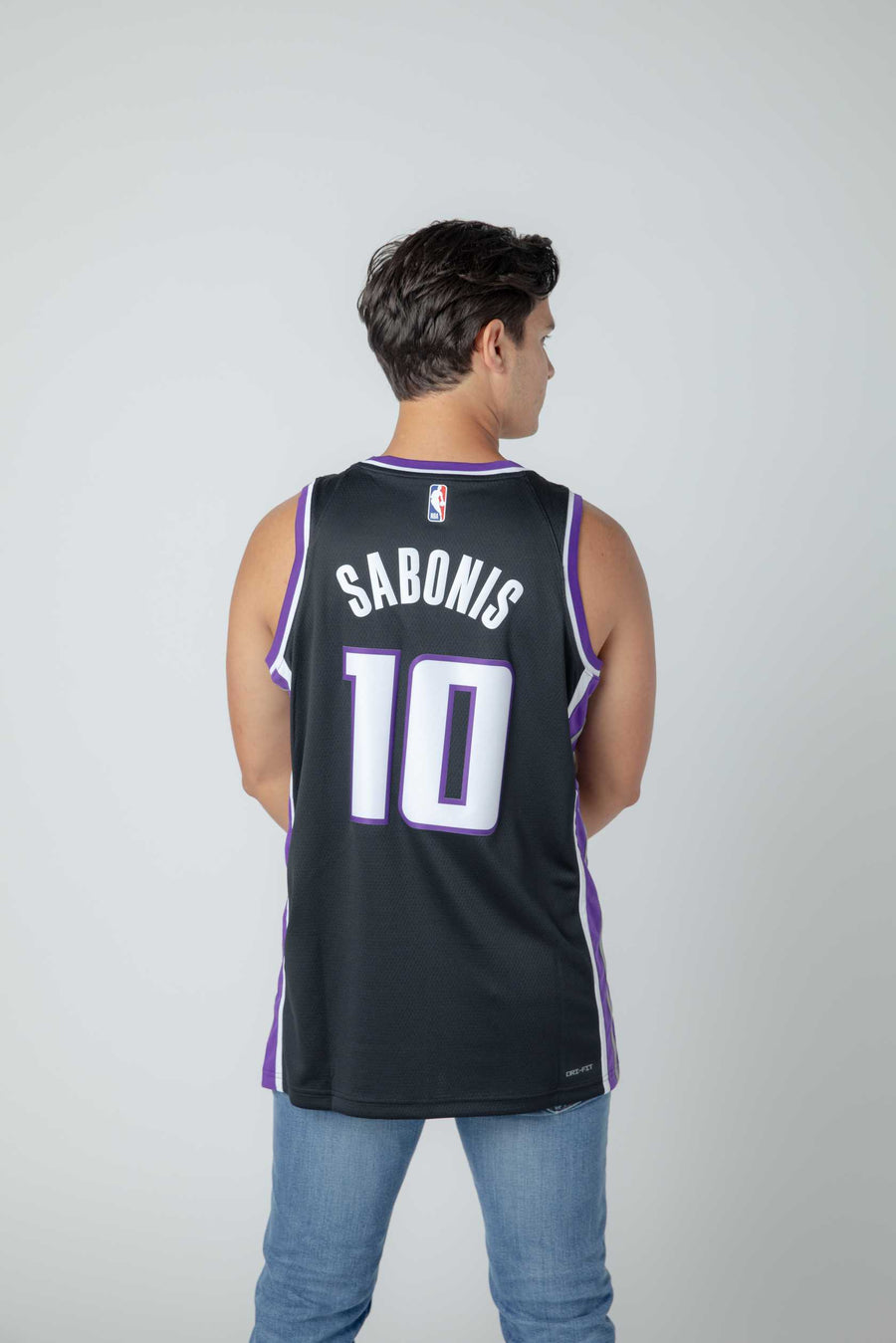 2023/24 Kings SABONIS #10 White NBA Jerseys 热压