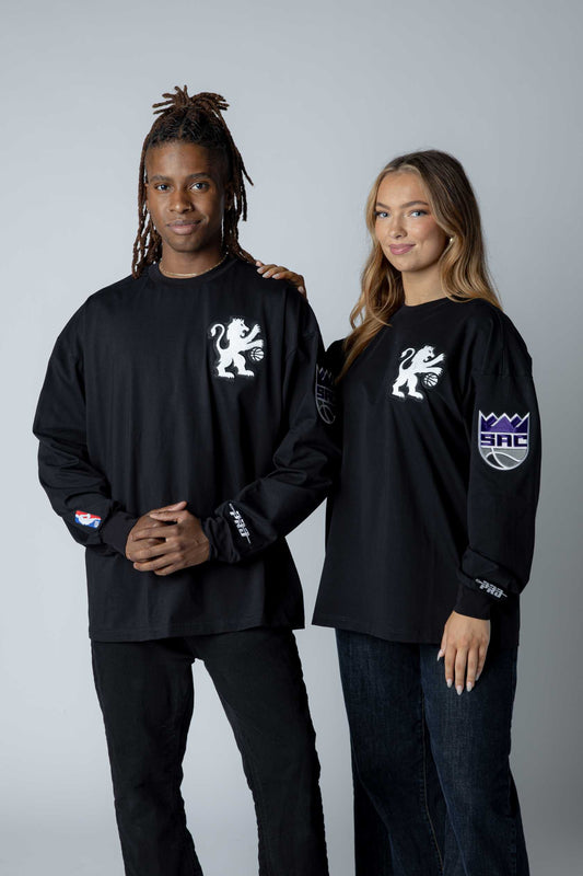 Heralding Lion Chenille Drop Shoulder Long Sleeve