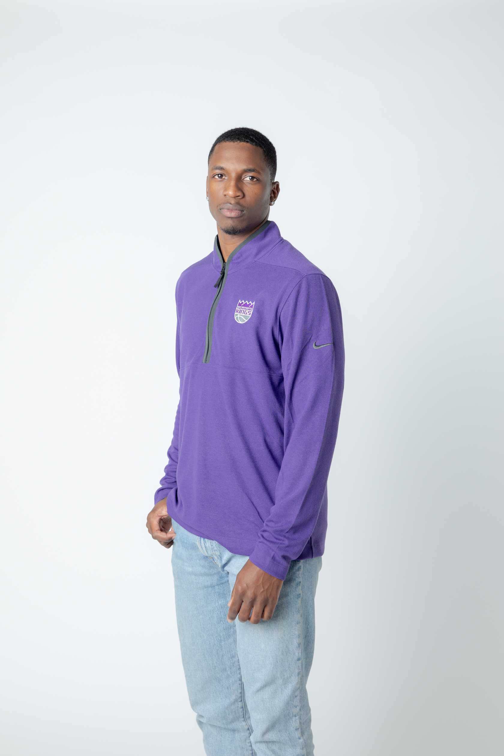 Nike purple best sale quarter zip