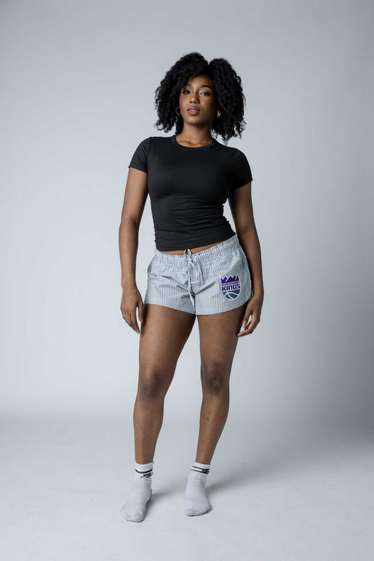 Primary Plaid Sleep Shorts
