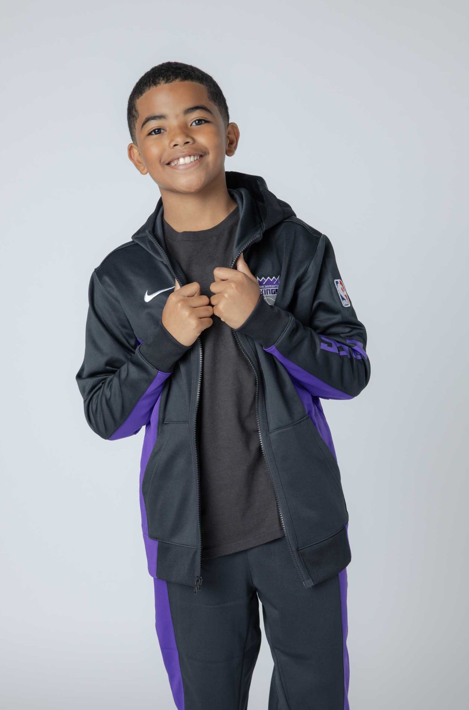 Youth Nike Dri Fit Showtime Full Zip Hoodie
